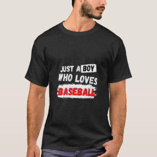 Damen nur ein Junge Baseball Sport Boys Männer Fun T-Shirt