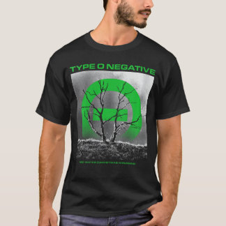 Damen O Negative Rot Wasser Grün V-Ausschnitt Freu T-Shirt