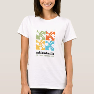Damen Oakland mahlt T - Shirt