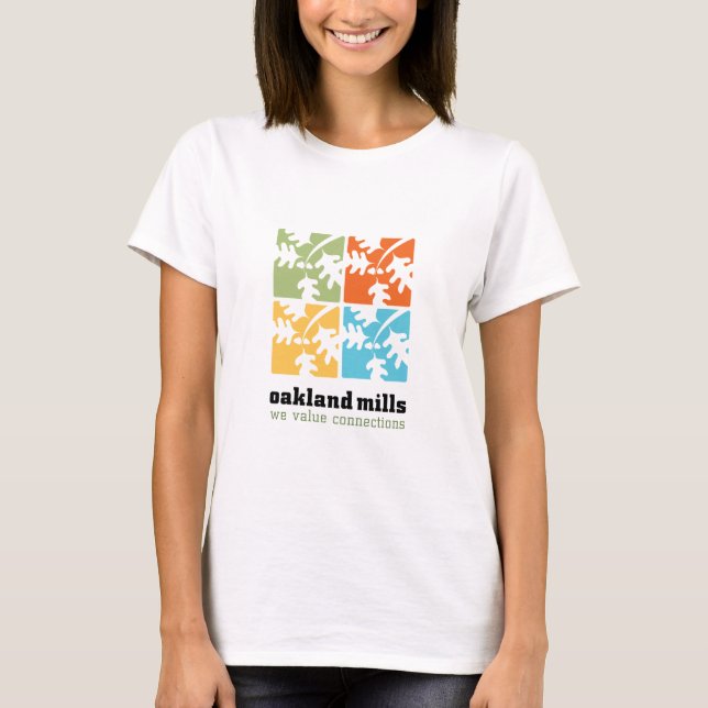 Damen Oakland mahlt T - Shirt (Vorderseite)