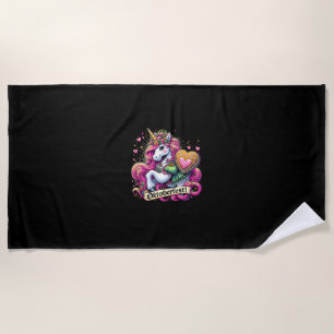 Damen Oktoberfest Einhorn Mädchen Tank Top Strandtuch