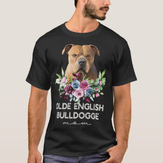 Damen Olde English Bulldogge Geschenke Hundemutter T-Shirt