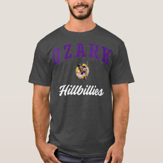 Damen Ozark High School Hillbillies VNeck T-Shirt