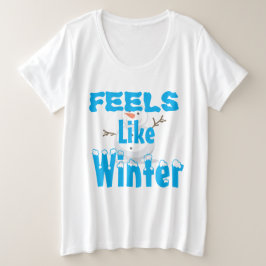 Damen Plus Size T-Shirt