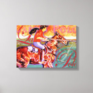 Damen-Polo-Leinwand Leinwanddruck