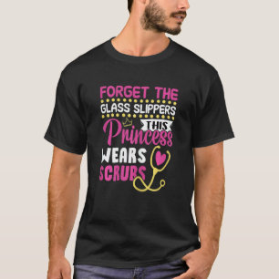 Damen Prinzessin trägt Arztkittel RN Woche Medizin T-Shirt