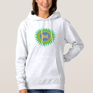 Damen Pullover Hoodie aschgrau SUN BRASIL