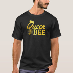 Damen Queen Bee Imker Bienenzucht Vintage Cute T-Shirt