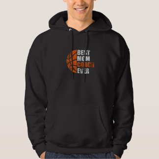 Damen Retro Beste Basketball-Mutter-Coach Ever Mut Hoodie