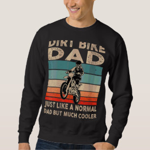 Damen Retro Dirtbike Motocross Dirt Bike Vater Mx Sweatshirt