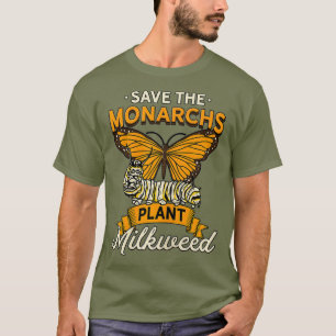Damen retten die Monarchen Pflanze Seidenpflanze L T-Shirt