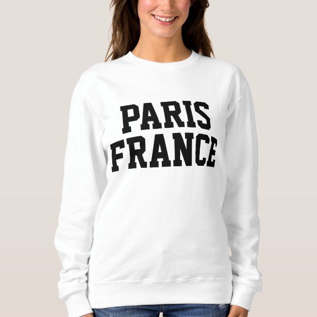 Damen-Strickjacke Paris Frankreich Sweatshirt (Vorderseite)