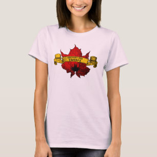 Damen stützen unsere Truppen T-Shirt
