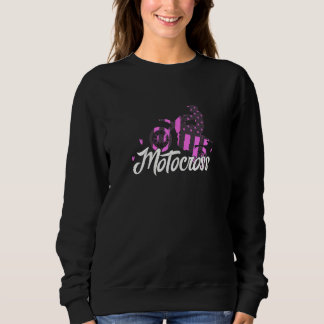 Damen Süße Fahrradfahren Motocross Dirtbike Fahrer Sweatshirt