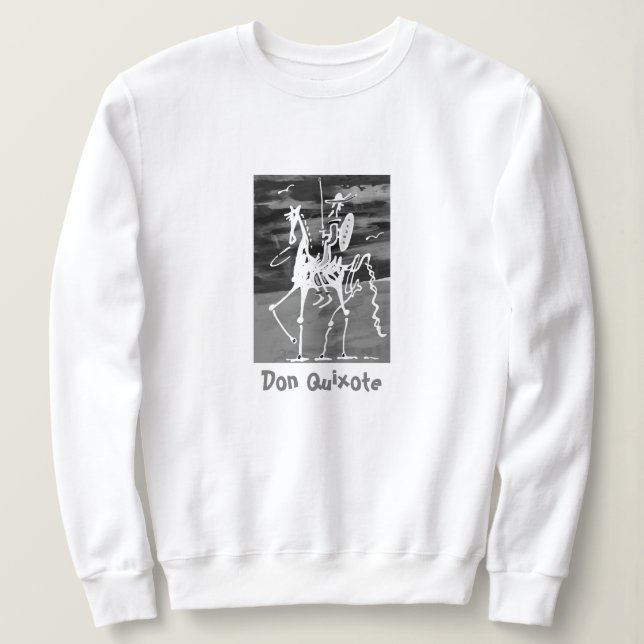 Damen-Sweatshirt Don Quixote Sweatshirt (Design vorne)