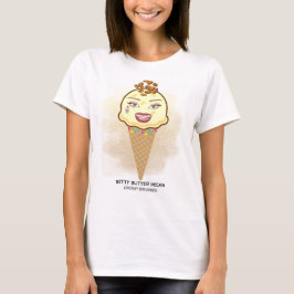 Damen T-Shirt BettyButter Pecan Creamy Dreamies