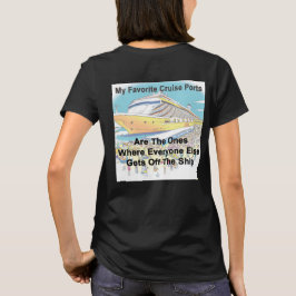 DAMEN T-SHIRT - Meine Lieblings-Kreuzfahrthäfen