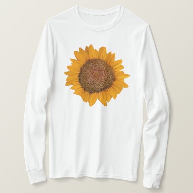 Damen T-Shirt Sonnenblume (Design vorne)