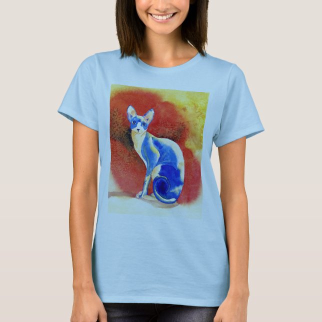 Damen-T - Shirt Sphynx Katzen-#1 (Vorderseite)