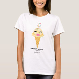 Damen-T-Shirt Vanessa Vanilla Creamy Dreamies T-Shirt