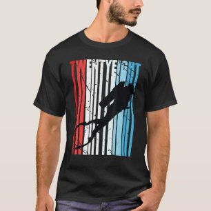 Damen Tauchen 28. Geburtstag Tiefseetaucher 2 T-Shirt