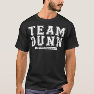 Damen-Team DUNN Familienname Familienzusammenkunft T-Shirt