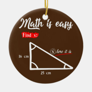 Damen Triangle Geometrie Mathematik ist leicht zu Keramik Ornament