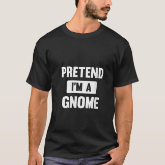 Damen Tun so Als Wär Ich Ein Gnom Lustiges Hallowe T-Shirt