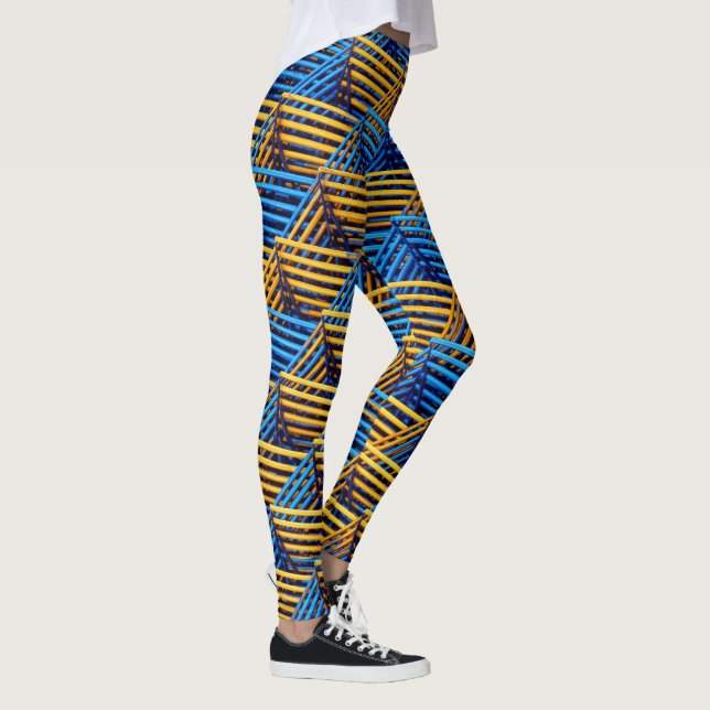 Damen-Übungs-Leggings Leggings (Rechts)