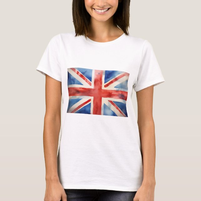 Damen Union Jack T-Shirt (Vorderseite)