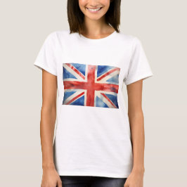 Damen-Union-Jack-T-Shirt T-Shirt