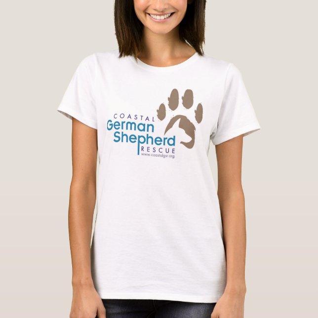 Damen-V-Ausschnitt T-Shirt (Vorderseite)