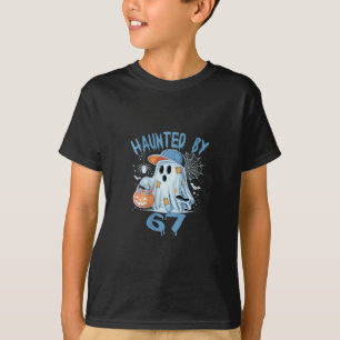Damen Verflucht 6 7 Sechs Sieben 67 Meme Halloween T-Shirt