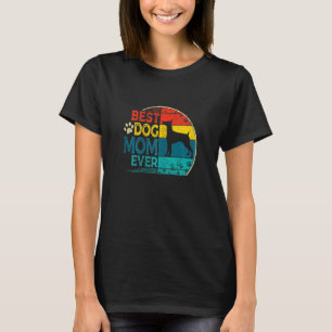 Damen Vintage Beste Dobermann-Hundemutter Aller Mü T-Shirt