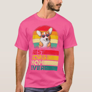Damen Vintage Bester Corgi-Vater Aller Zeiten Vate T-Shirt