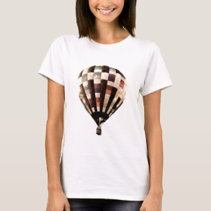 Damen Vintage Heißluftballon T-Shirt