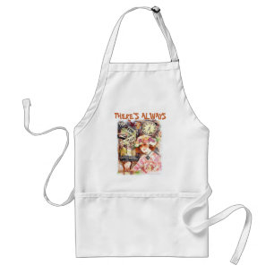 Damen Vintage Kaffee Schürze