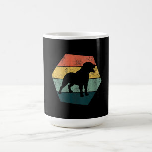 Damen Vintage Sechseck Rottweiler Geschenk Rottwei Kaffeetasse