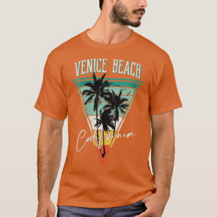 Damen Vintage Venice Beach Kalifornien Abgenutzt T-Shirt