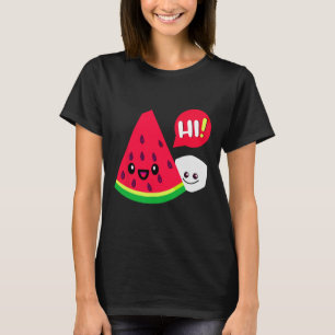 Damen Wassermelone Zucker Hi Lustiger Spruch Hi So T-Shirt