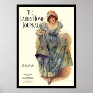Damen-Zuhause-Zeitschriften-Zeitschrift 1915 KRW Poster