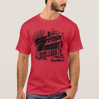 Damen ZZop Est 1969our V-Ausschnitt Freunde T-Shirt