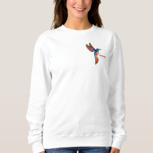 Damenbasisches T-Shirt/Kolibri Sweatshirt