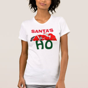 Damenbekleidung Feine Jersey-Kurzarm/Santa T-Shirt