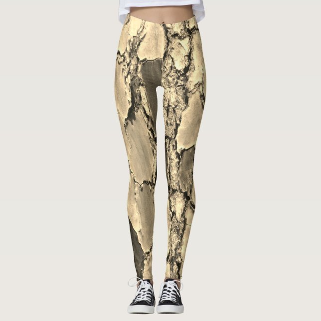 Damenfrauen im Super-Öko-Stil Leggings (Vorderseite)
