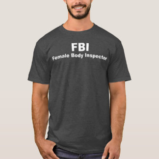 Damenhemd Body Inspector FBI Retro T-Shirt