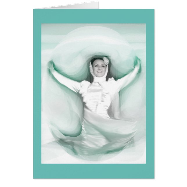 Damenkunstkarte (Vorne)