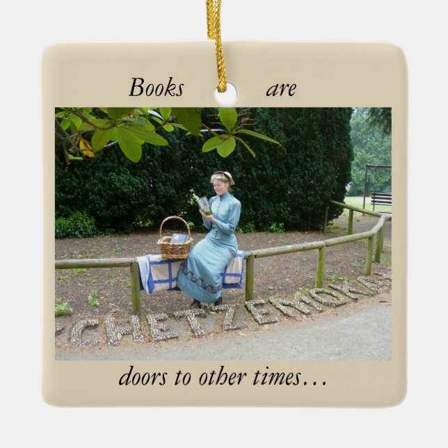 Damenlesung Keramikornament (Vorderseite)