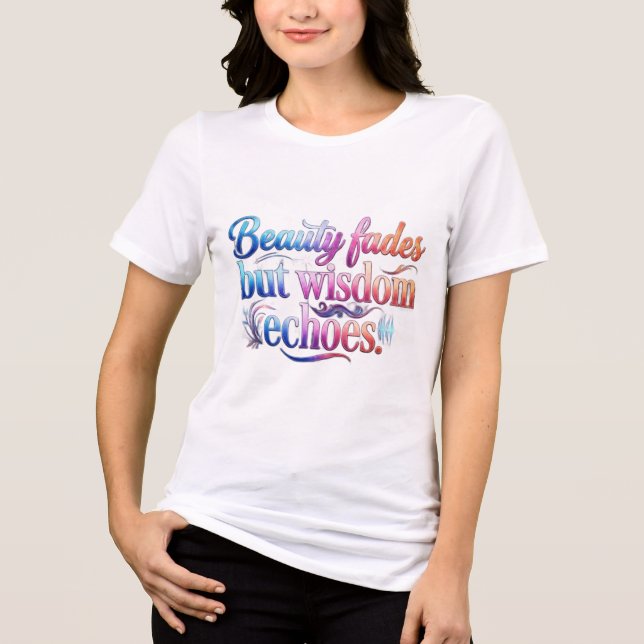 Damenmode Tri-Blend Shirt (Vorderseite)