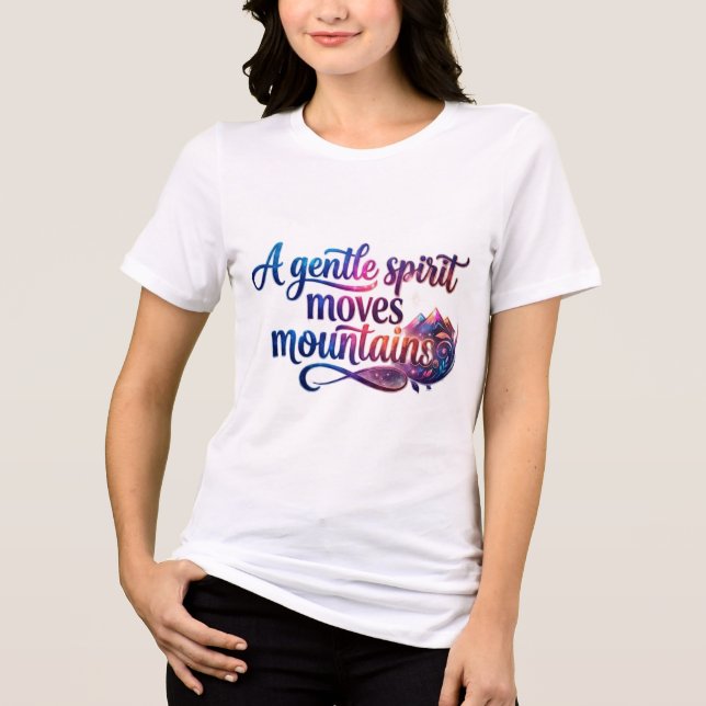 Damenmode Tri-Blend Shirt (Vorderseite)